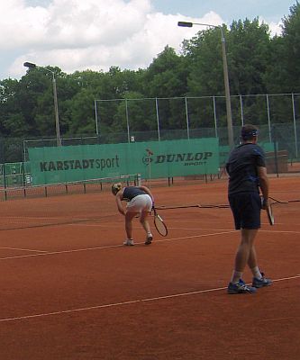 Vorsicht, mein Mann hat Aufschlag