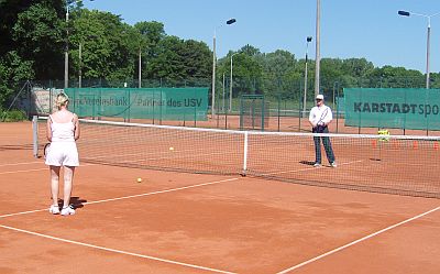 Einzeltraining war angesagt