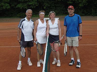 Es gab auch Siegerlächeln