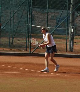 Die Meisterin in Aktion