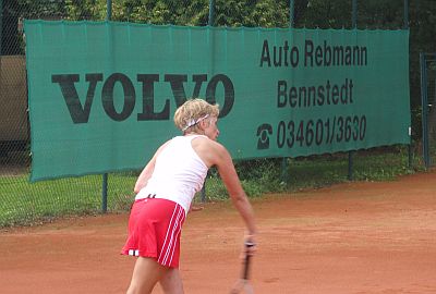 Moni mit der Vorhand