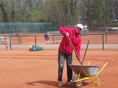 Nur noch einmal pudern