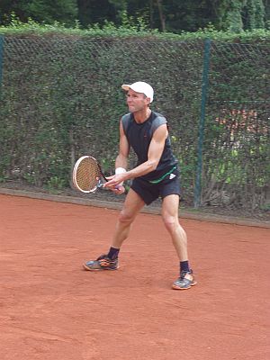 Tony mit voller Konzentration